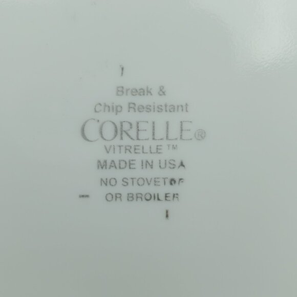 Corelle Pure White Luncheon Plates Corning White Square Wide Rim Lunch Plates - Picture 5 of 5